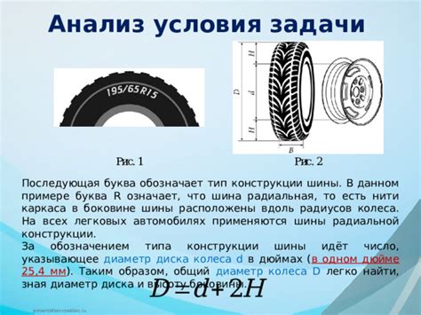 Анализ боковины шины