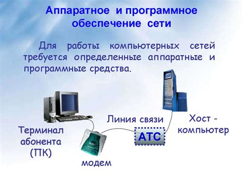 Аппаратные и программные компоненты