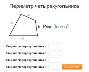 Важные аспекты при вычислении периметра четырехугольника