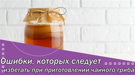 Важные моменты при использовании чайного гриба