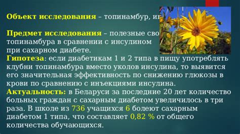 Важные свойства топинамбура для пациентов с диабетом 2 типа