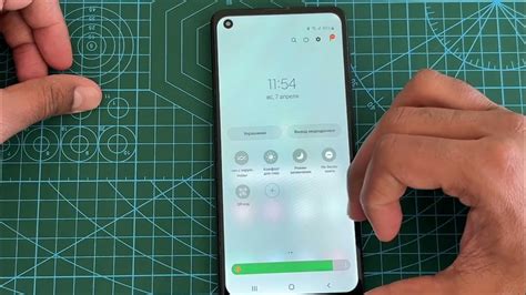 Включение экрана на телефоне Samsung
