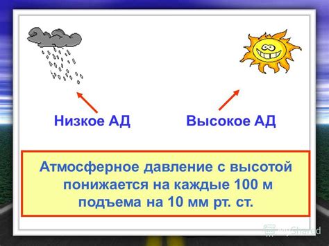 Влияние атмосферного давления на прогноз погоды