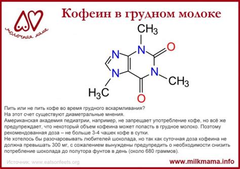 Влияние кофеина на грудное молоко и развитие ребенка