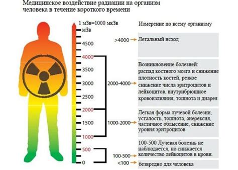 Влияние радиационного излучения на здоровье