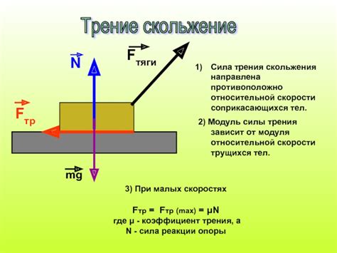 Влияние силы тяги на движение тела