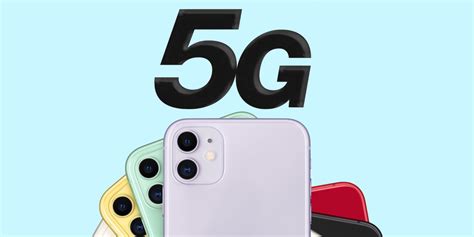 Возможности сети 5G в iPhone 11