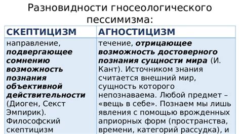 Возможность достоверного знания в философии