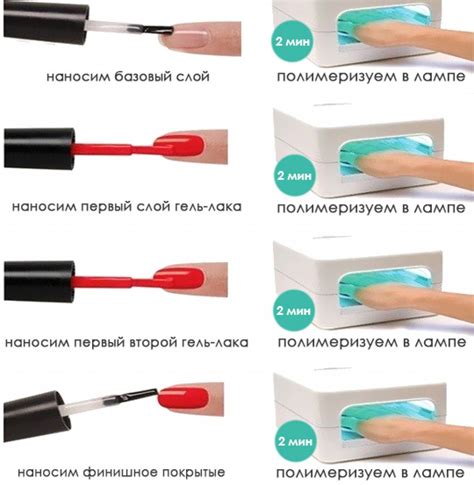 Возможность нанесения гель лака как обычного лака