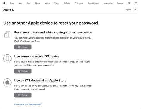 Восстановление доступа Apple ID без устройства