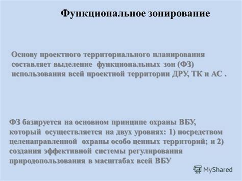 Выделение функциональных зон и подписывание элементов