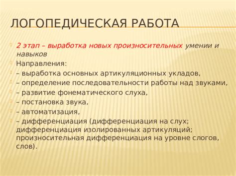 Выработка новых навыков