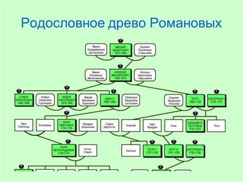 Генеалогический анализ рода Романовых