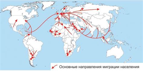 Главные миграционные пути китов