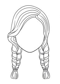 Голова и волосы девочки