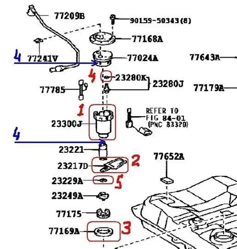 Двухступенчатая система бензонасоса Toyota Camry 40