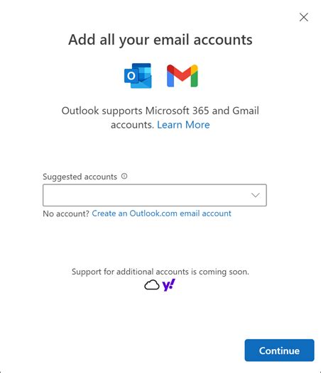 Добавление ВК почты в Outlook