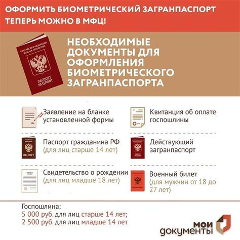 Документы, необходимые для получения загранпаспорта в данном случае