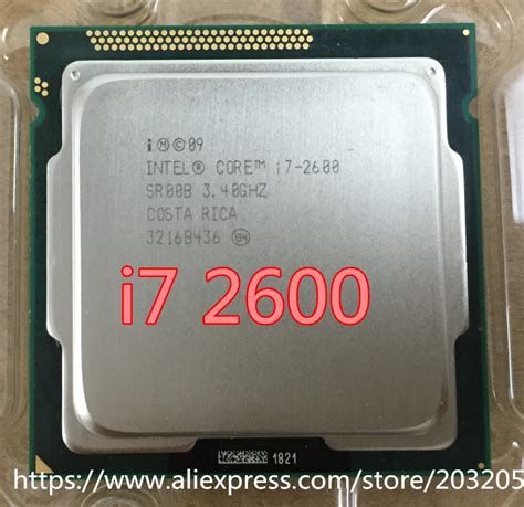 Доступность и стоимость Intel Core i7 2600