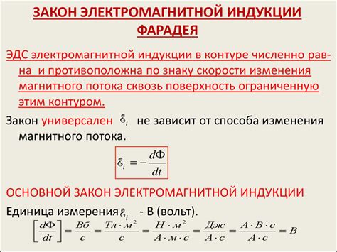 Закон электромагнитной индукции