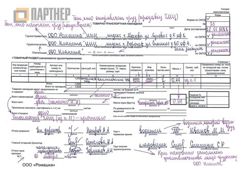 Заполнение документов для добавления подразделения