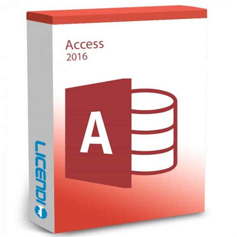 Запуск Access 2016