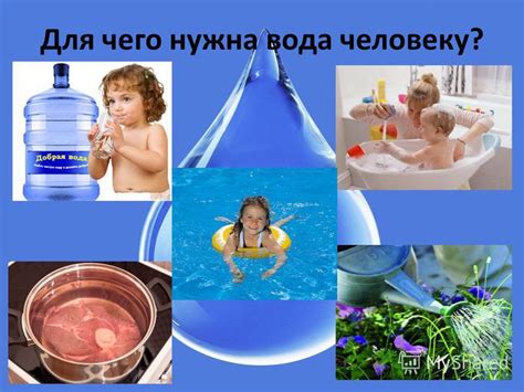 Зачем человеку вода?