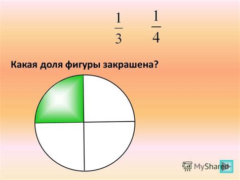 Знакомство с понятием дроби