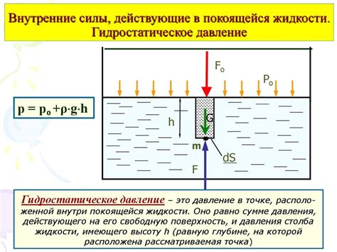 Значение гидростатического давления в природе