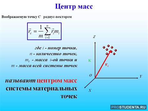 Значение массы и центра масс