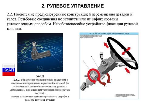 Изменение в рулевом управлении