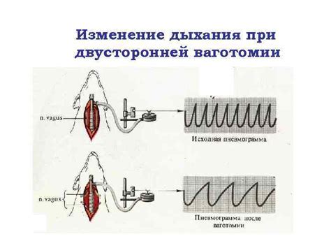 Изменение дыхания