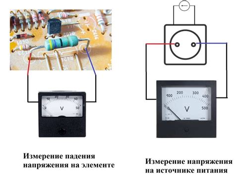 Измерение напряжения автомата