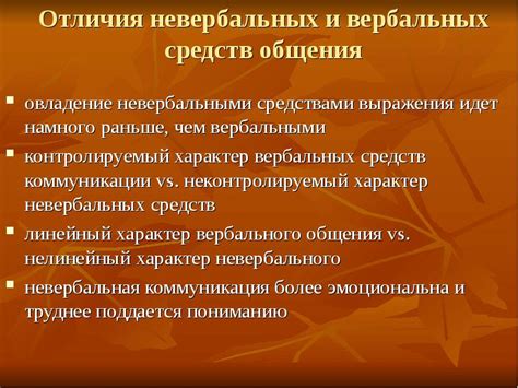 Информация, передаваемая невербальными средствами