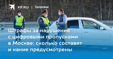 Какие штрафы предусмотрены за нарушения