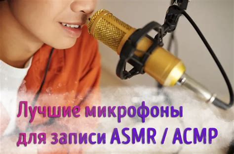 Как выбрать микрофон для ASMR видео