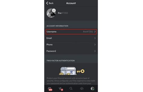 Как изменить тег в Discord