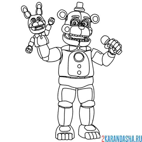 Как использовать рисунки аниматроников из FNAF 2