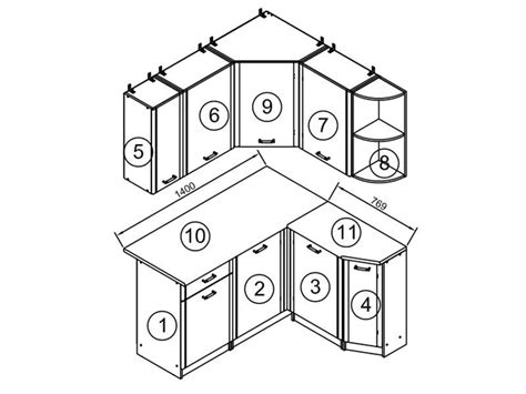 Как правильно установить угловую кухню: