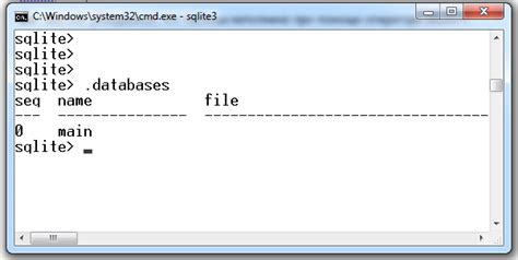 Как создать базу данных sqlite3