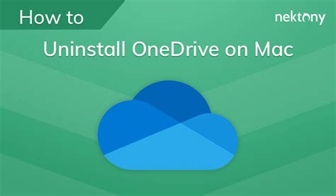 Как удалить OneDrive на Mac