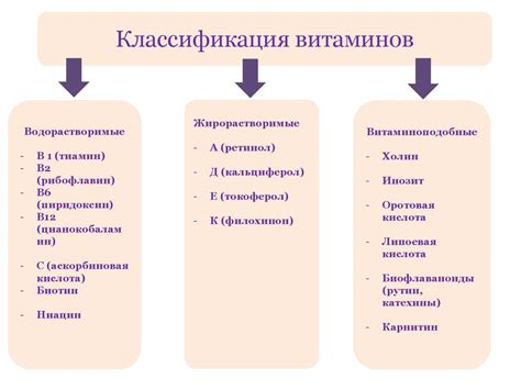 Классификация витаминов D3 и K2