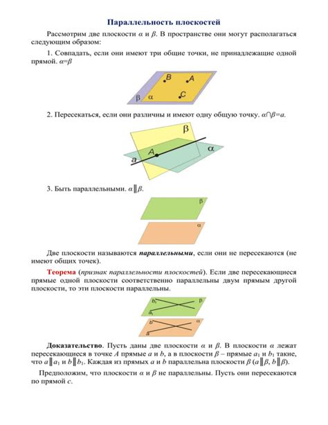 Когда прямая и плоскость не образуют точку пересечения