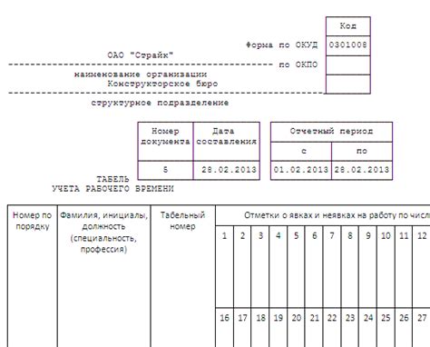 Контроль за соблюдением нормы часов при сменном графике работы