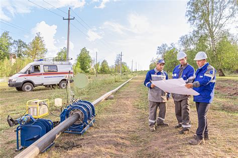 Легкий доступ к газу в деревенской местности