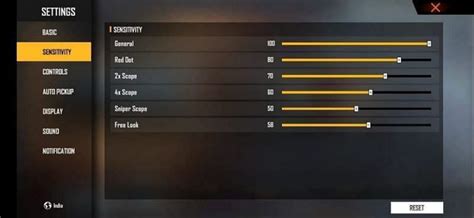Лучшие способы настройки чувствительности в Free Fire