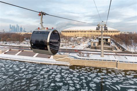 Маршрут и достопримечательности Московской канатной дороги