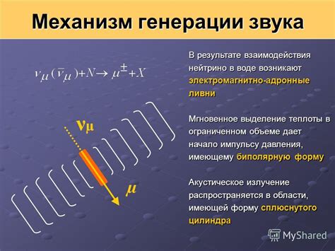 Механизм взаимодействия звука и света