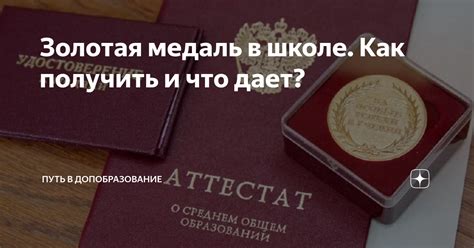 Мифы о золотой медали в школе