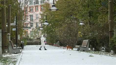 Момент наступления зимы в Москве